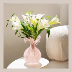 Bình Hoa Thủy Tinh Hiện Đại Phong Cách Bắc Âu