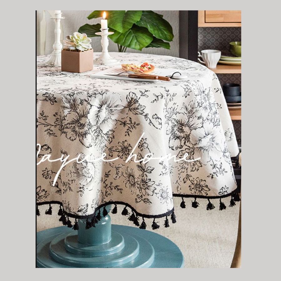 Khăn Trải Bàn Hoa Vintage Trang Trí, Decor Nhà- Maccy Home Decor 2