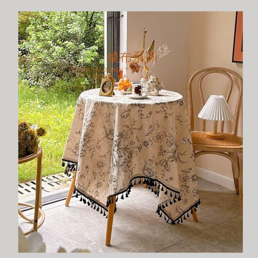 Khăn Trải Bàn Hoa Vintage Trang Trí, Decor Nhà- Maccy Home Decor 7