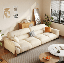 Sofa Da Cao Cấp Nhập Khẩu Phong Cách Ý