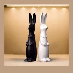 Tượng Trang Trí Đôi Thỏ - Maccy Home Decor