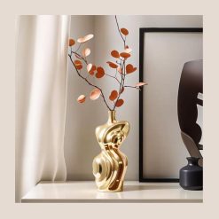 Bình Gốm Trừu Tượng Nghệ Thuật Trang Trí, Decor Nhà - Maccy Home Decor