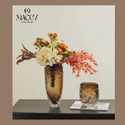 Lọ Hoa Thủy Tinh Cao Cấp Trang Trí, Decor Nhà - Maccy Home Decor