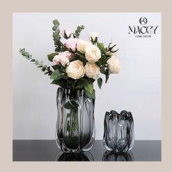 Lọ Hoa Thủy Tinh Cao Cấp Trang Trí, Decor Nhà - Maccy Home Decor