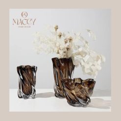 Lọ Thủy Tinh Hổ Phách Cao Cấp Trang Trí, Decor Nhà - Maccy Home Decor #3