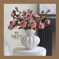 Lọ Hoa Gốm Cao Cấp Trang Trí Decor Nhà - Maccy Home Decor