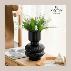 Lọ Thủy Tinh Đen Retro Trang Trí, Decor Nhà  - Maccy Home Decor