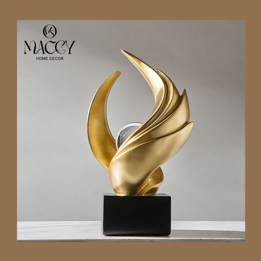 Đồ trang trí để bàn nghệ thuật trừu tượng 03 - Maccy Home Decor