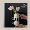 Lọ Hoa Tách Trà Nghệ Thuật – Art Cup Vase  - Maccy Home Decor