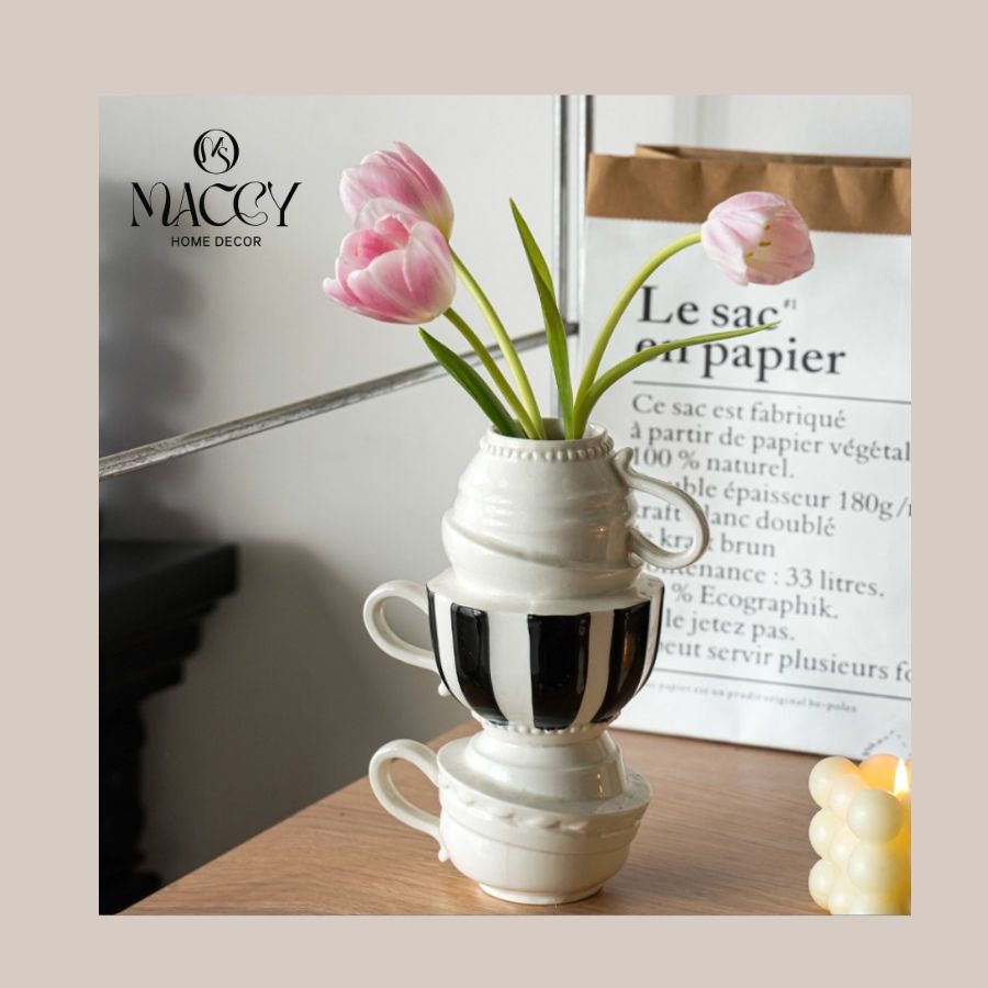 Lọ Hoa Tách Trà Nghệ Thuật 04 – Art Cup Vase