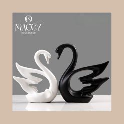 Tượng Thiên Nga Uyên Ương Trang Trí Decor Nhà - Maccy Home Decor